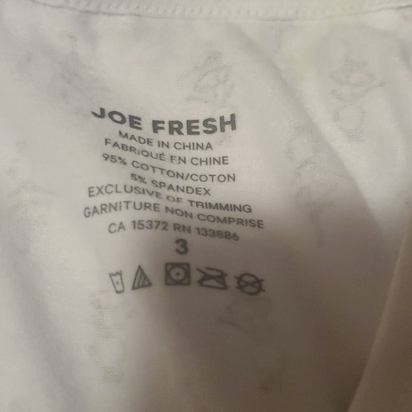 NWOT Girls Joe Fresh tank top size 3 - Picture 2 of 2